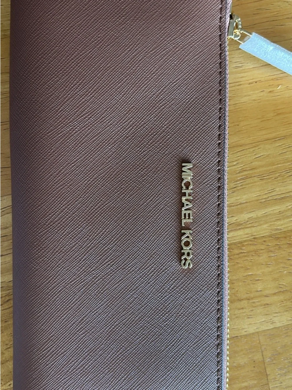 Michael Kors Jet Set Travel Continental Wallet - Mauve Pink